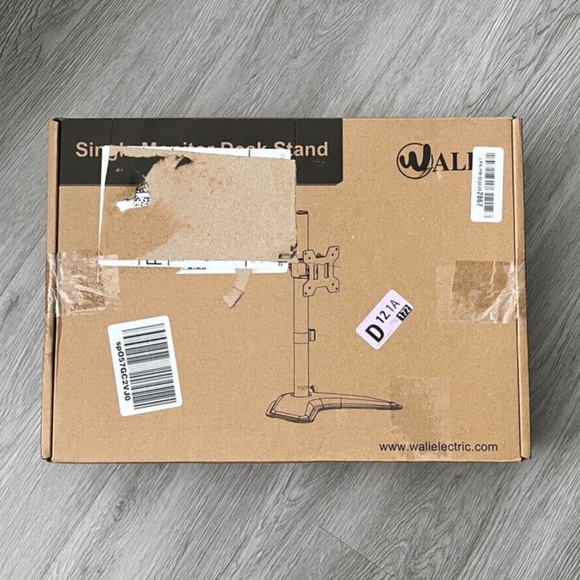 WALI Single Monitor Stand, Adjustable Monitor Stand for One Screen up to 32inch - Picture 9 of 14